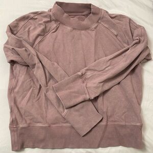 Lululemon mock neck, cropped pullover